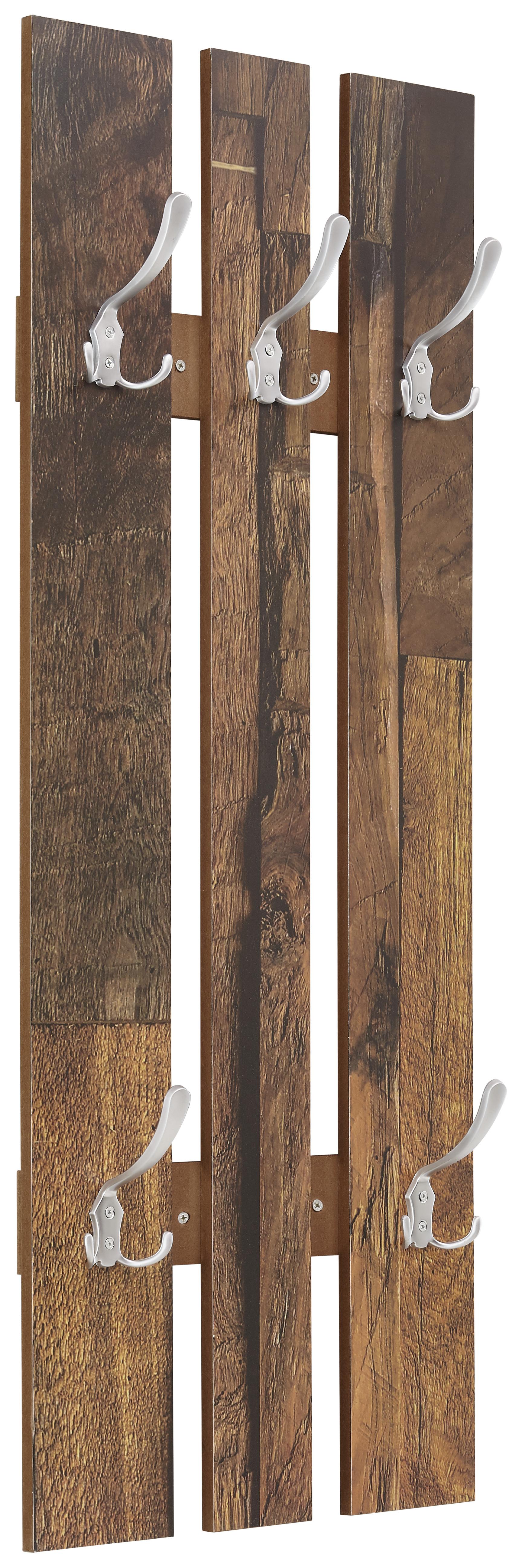 CUIER CU MONTARE PE PERETE PARKETT 3 - culoare natur, Modern, material pe bază de lemn (40/100/9cm) - Zandiara