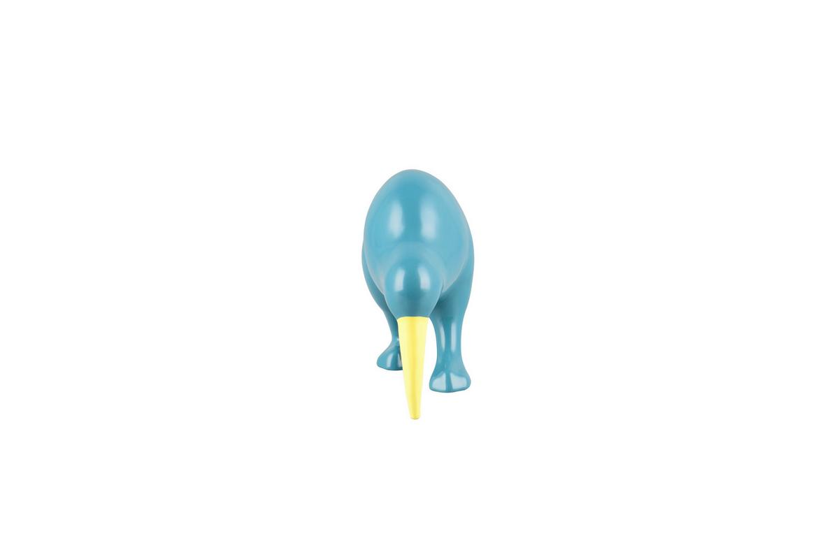 Skulptur Kibble Blau - Blau, Basics, Keramik (8,5/16/18,5cm)