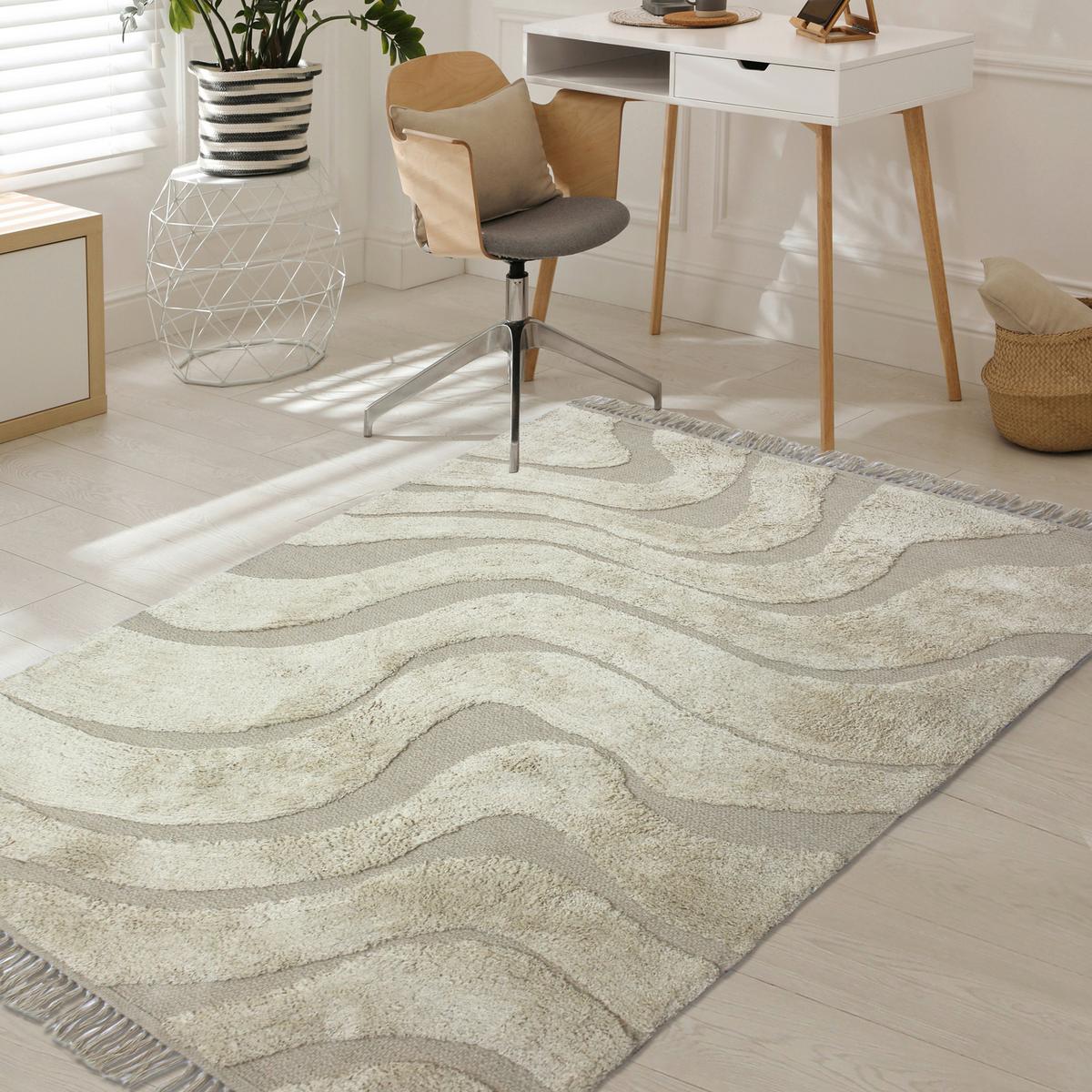 Teppich Wayne Naturfarben ca. 160x230cm - Naturfarben, Basics, Textil (160/230cm)