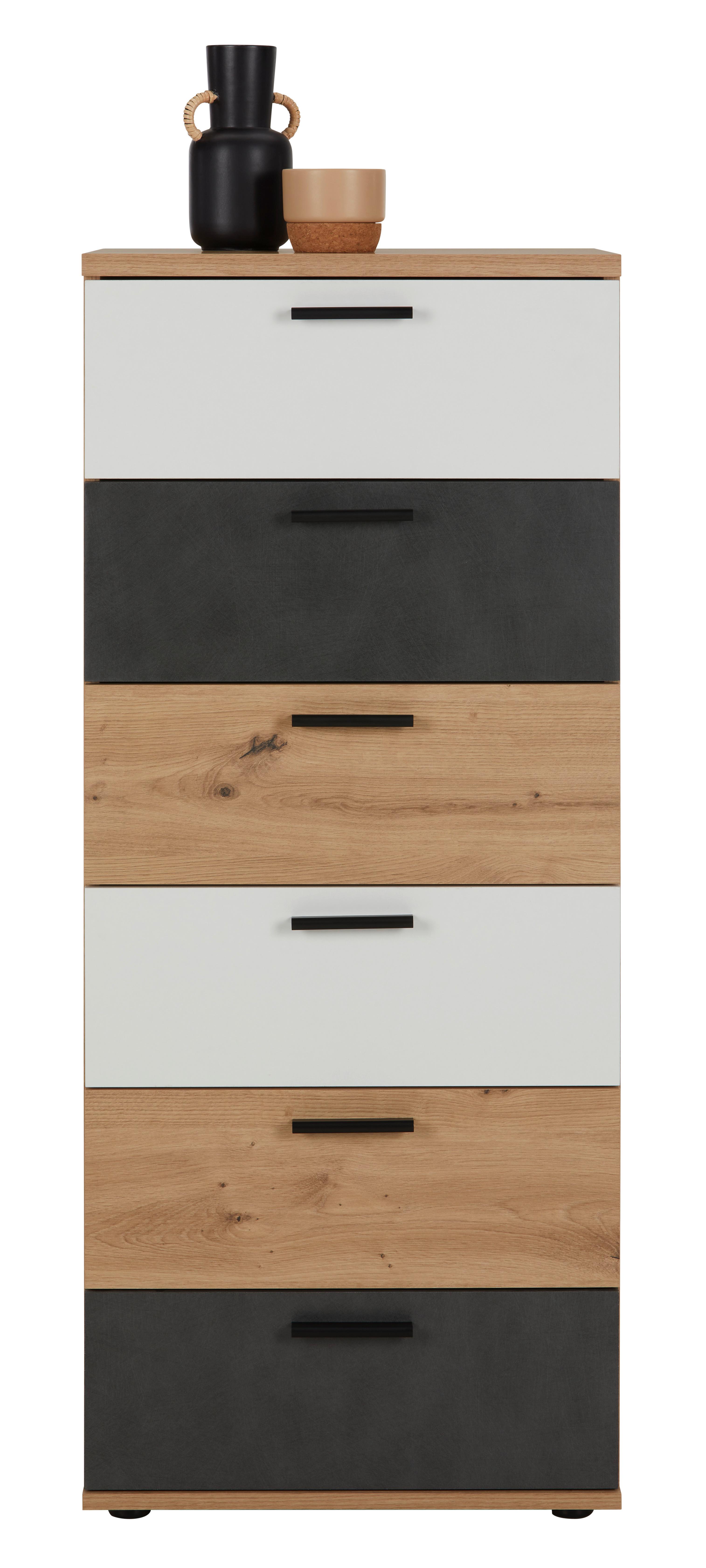 BYRÅ SOFIA -EXKLUSIV- - Modern, trämaterial/plast (52/125/40cm) - Mömax