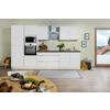 Küchenblock Lorena mit Geräten ca. 335 cm Weiß - Graphitfarben/Weiß, Basics, Holzwerkstoff (335cm) - Respekta