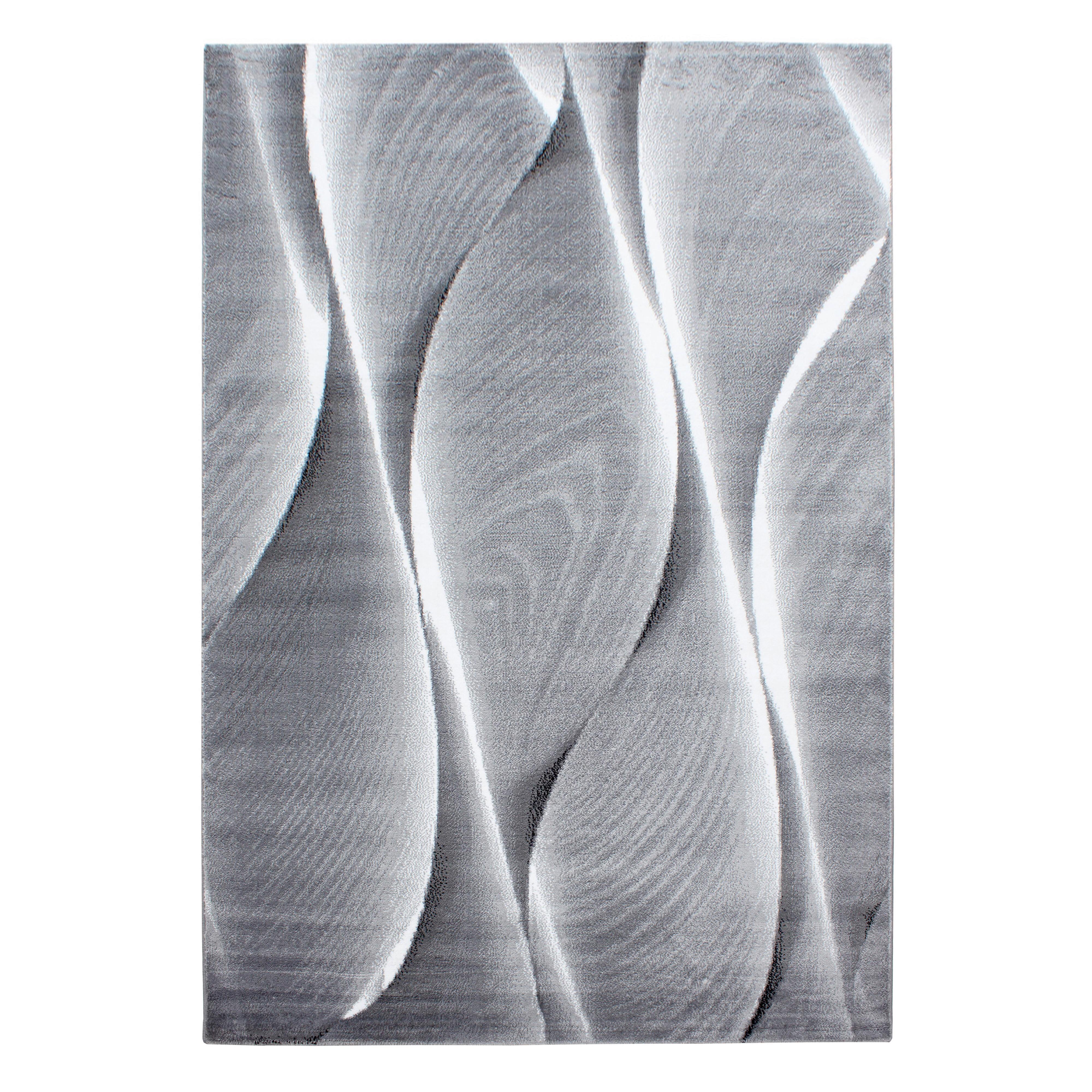 Ravno Tkana Preproga Parma, Črna, 240x340cm - črna, Design, tekstil (240/340cm) - Novel