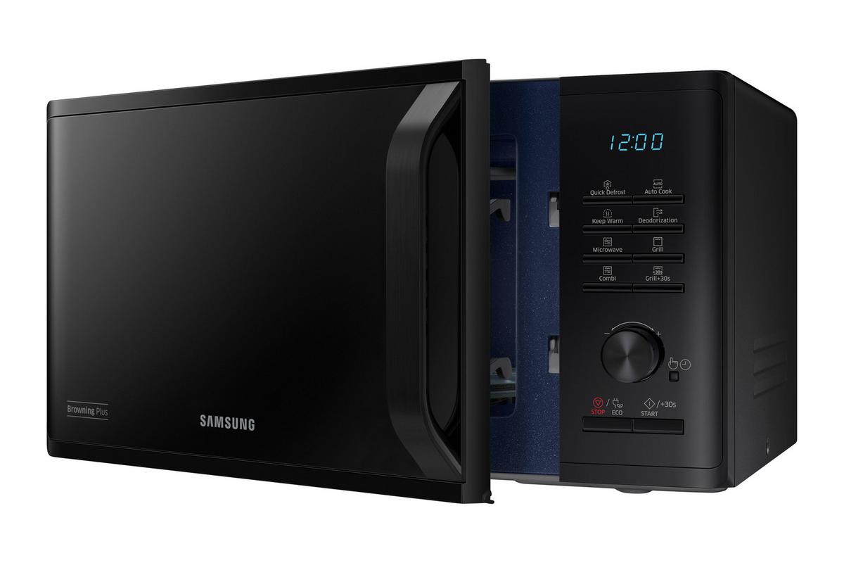 Mikrowelle Mg23k3505ak/sw - Schwarz, Basics, Keramik (48,9/27,5/39,2cm) - Samsung