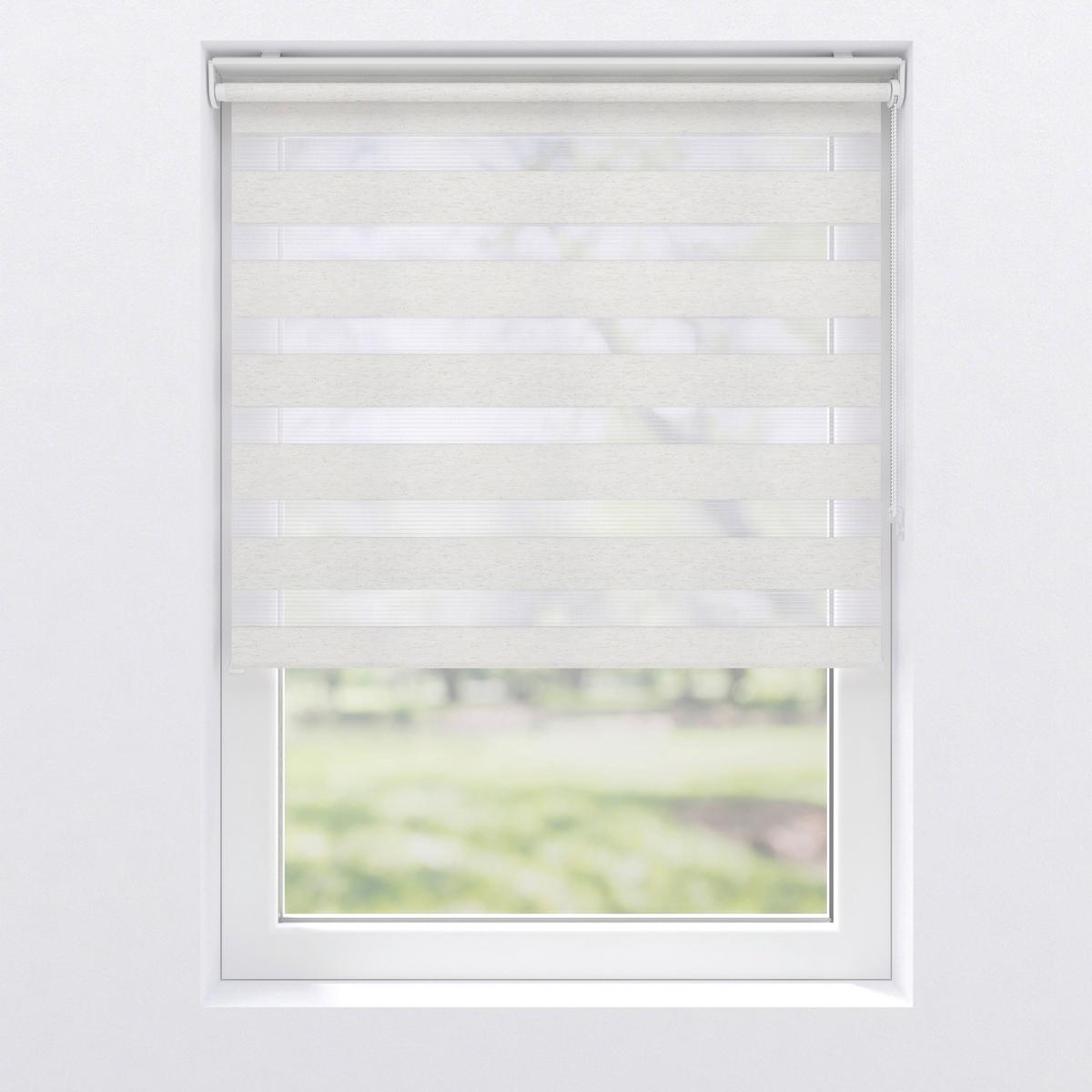 ROLETA PODWÓJNA MINI - kolor naturalny, Basics, tkanina (60/150cm)