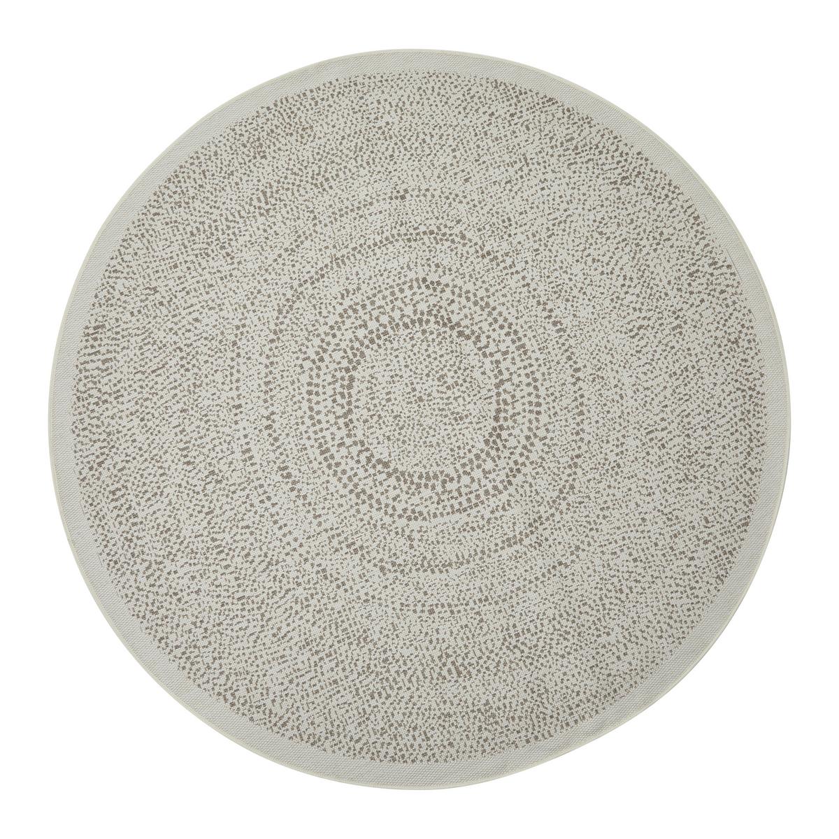 Covor cu țesătură plată Noah 2 - maro/alb, Modern, plastic (190cm) - Mömax