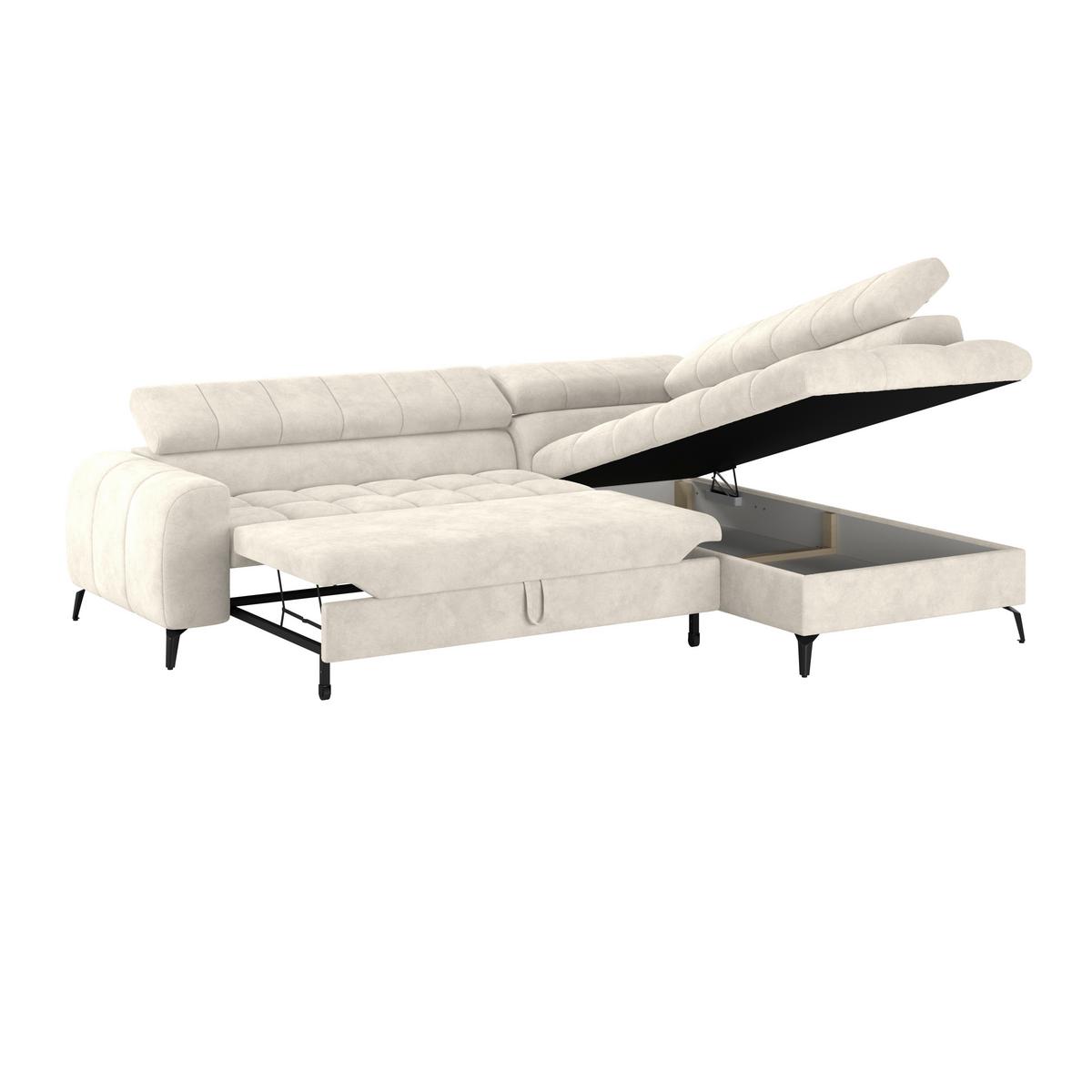 Coltar VOLF - crem/negru, Trend, plastic/textil (261/203cm) - Modern Living