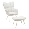FÅTÖLJ ALEX -BASED- - beige/svart, Modern, metall/textil (68/100/78cm) - Based
