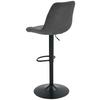 BARPALL NINO - grå/svart, Modern, metall/trä (46cm) - Mömax