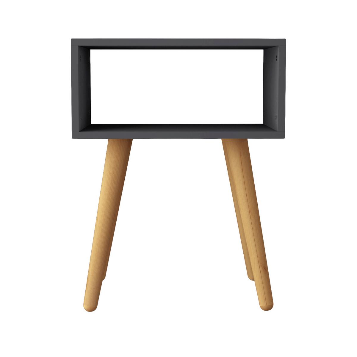 Nachtkästchen Singol M Anthrazit/Honigeiche - Honigeiche/Anthrazit, MODERN, Holzwerkstoff (45/56/30cm) - Livetastic