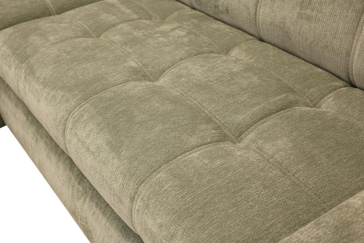 Kutna Garnitura Vegas - zelena/crna, Design, drvo/tekstil (173/294cm) - Modern Living