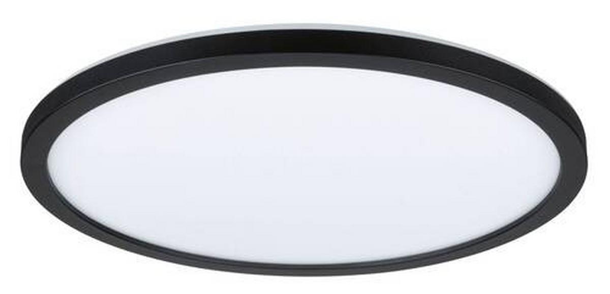 LED-Paneel Atria Shine in Schwarz max. 16 Watt - Schwarz, Basics, Kunststoff (29,3/2,8cm) - Paulmann