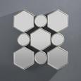 Spiegel in Silber antik ca. 88/85,5/6,5 cm 'Beni' - Silberfarben, MODERN, Glas/Holzwerkstoff (88/85,5/6,5cm) - Bessagi Home Spiegel in Silber antik ca. 88/85,5/6,5 cm 'Beni' - Silberfarben, MODERN, Glas/Holzwerkstoff (88/85,5/6,5cm) - Bessagi Home