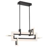 LED Függőlámpa Qn-Inizio-Lp-S-Bk - fekete, Design, műanyag/fém (84/47,5/14cm) - Elstead Lighting