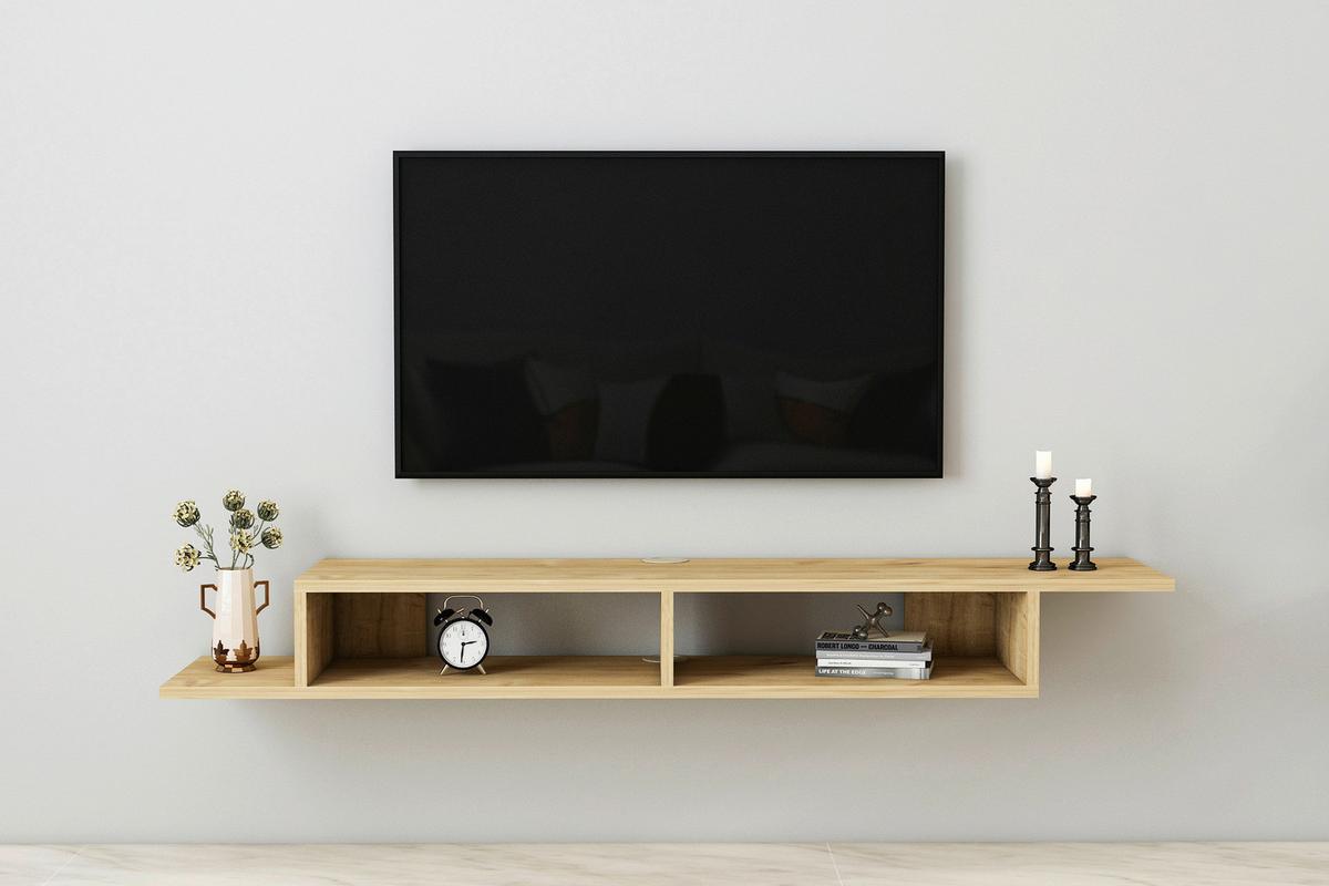 Wandboard Artemis ca. 149x14,4x30 cm Eichefarben - Eichefarben, Design, Holzwerkstoff (149/16,4/29,6cm) - Livetastic