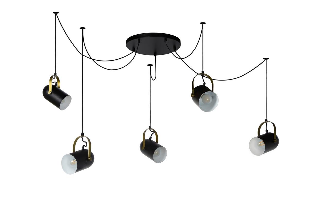 LAMPA WISZĄCA 45466/05/30 SWAPP - czarny, Design, metal (350/12/200cm) - Lucide