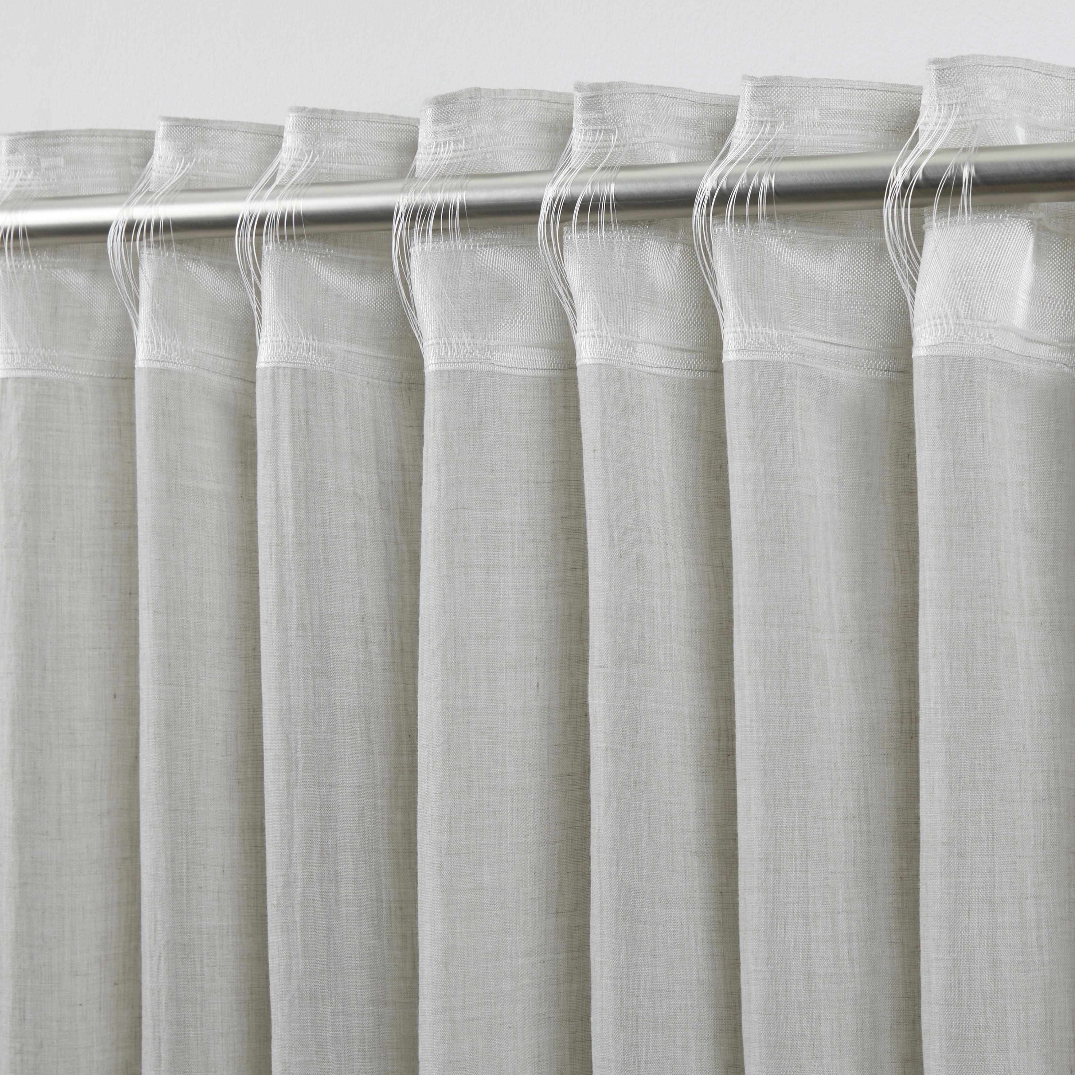 GARDINLÄNGD RAMONA - beige, Modern, textil (135/245cm) - Modern Living