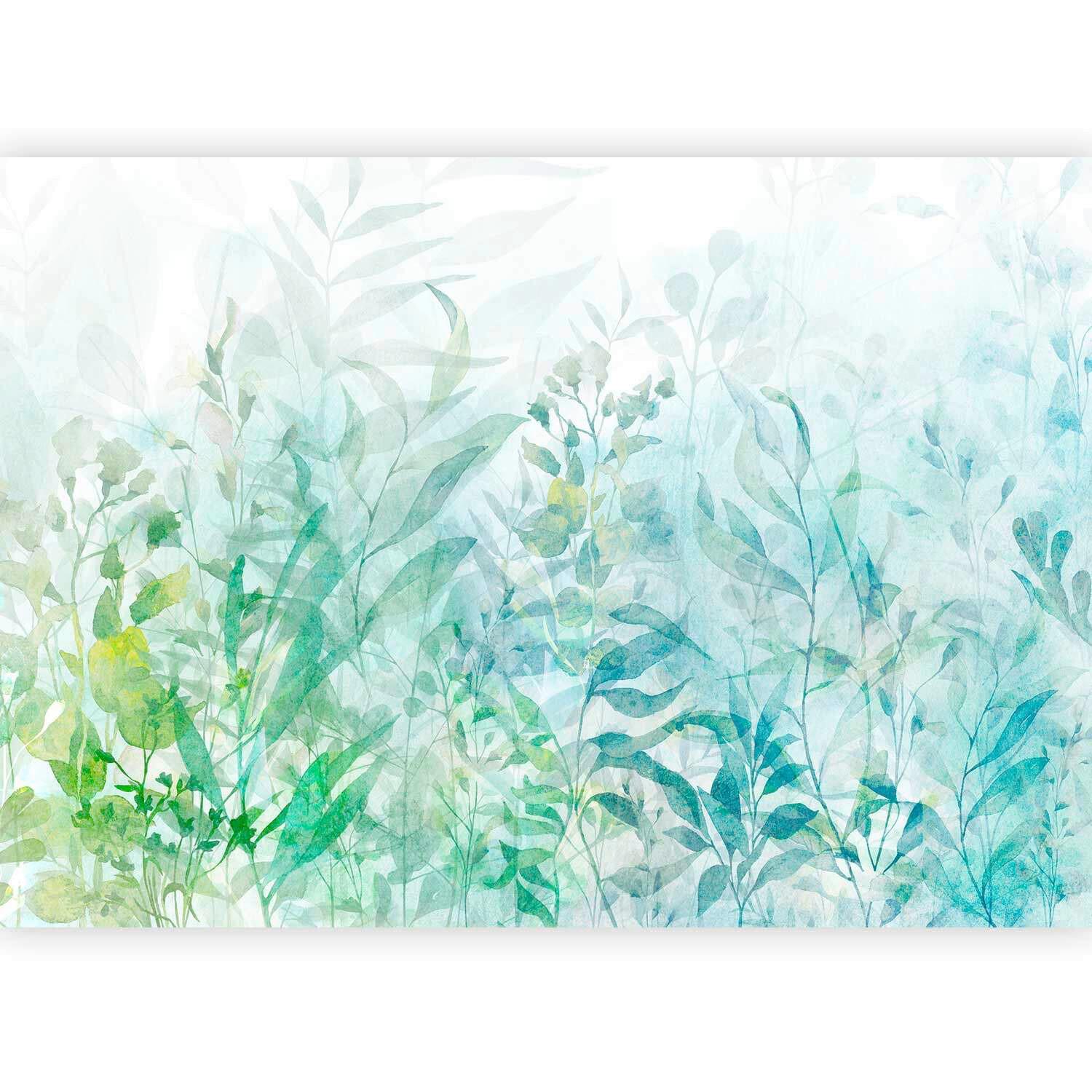 Fototapeta Holiday Memory, 150x105cm - bela/pastelno zelena, Trendi, tekstil (150/105cm) - Artemide