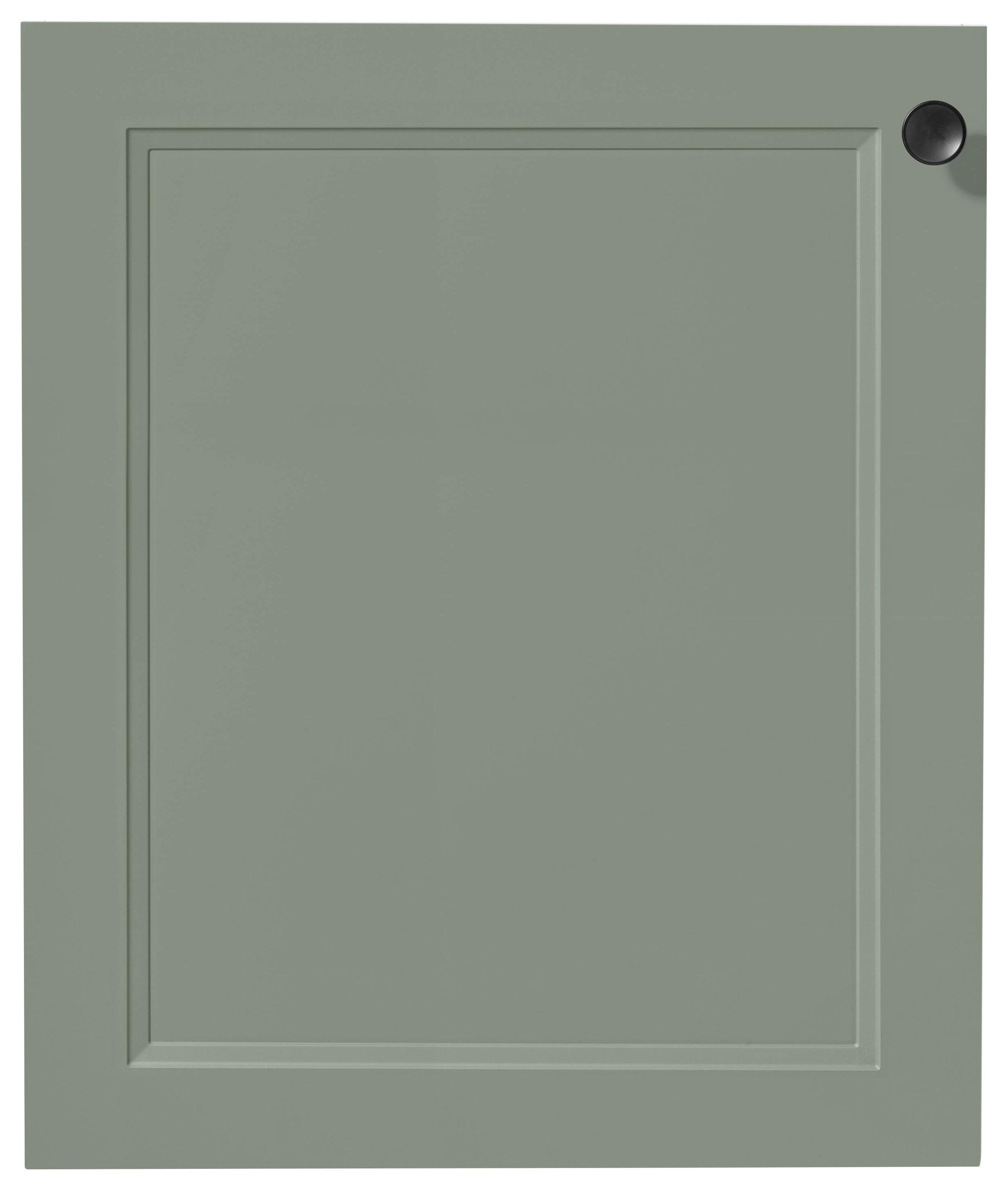 Küchenschrankfront Cascada Grün - Edelstahlfarben/Grün, MODERN, Holzwerkstoff/Metall (60/72/2,2cm) - Nobilia