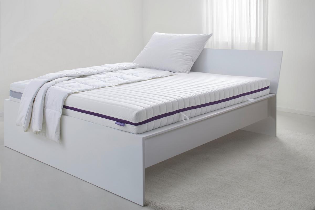 Komfortschaummatratze Jubi ca. 90x200cm - Weiss, Textil (90/200cm) - Nadana
