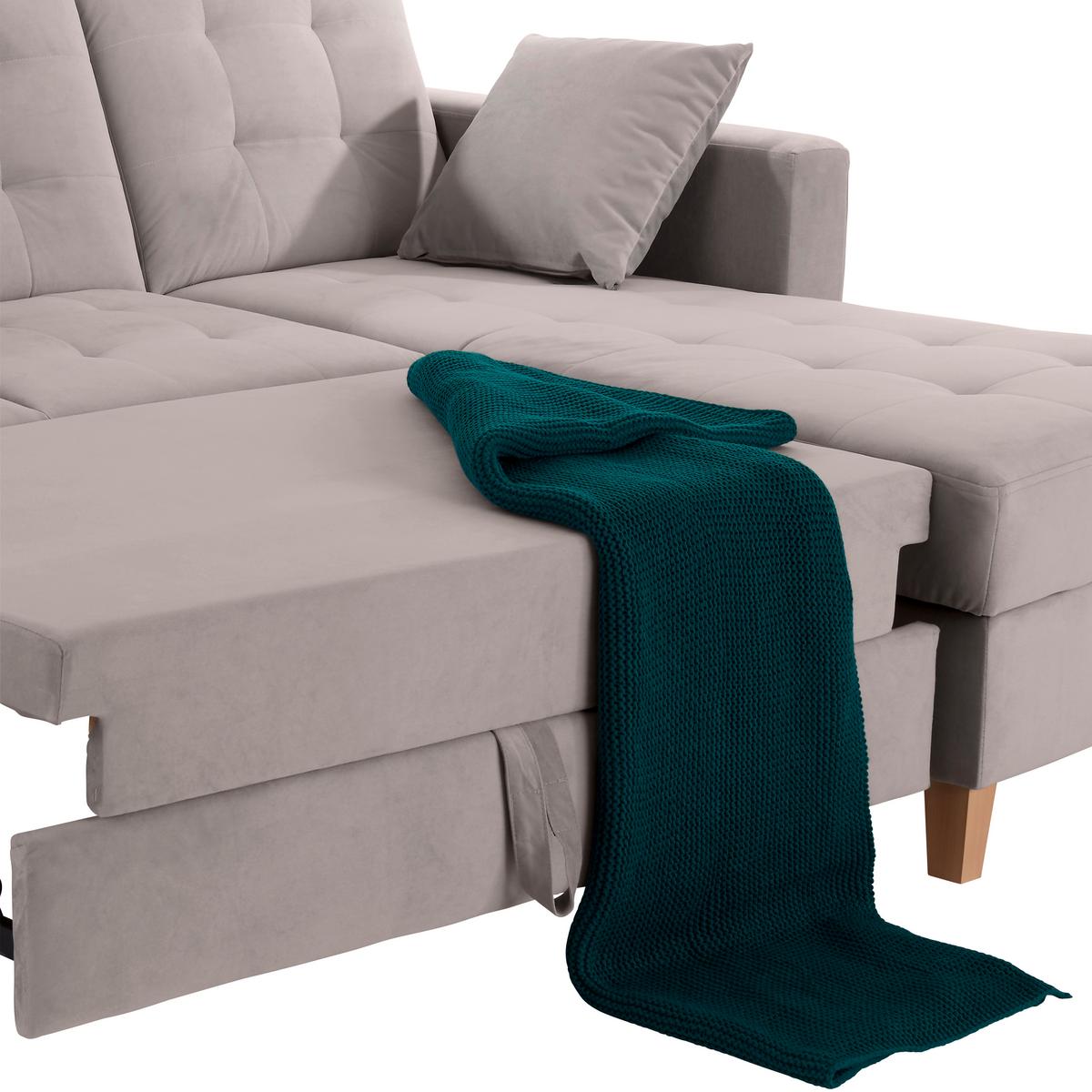 Canapea modulară BERGEN - bej, Design, textil (231/160cm) - Zandiara