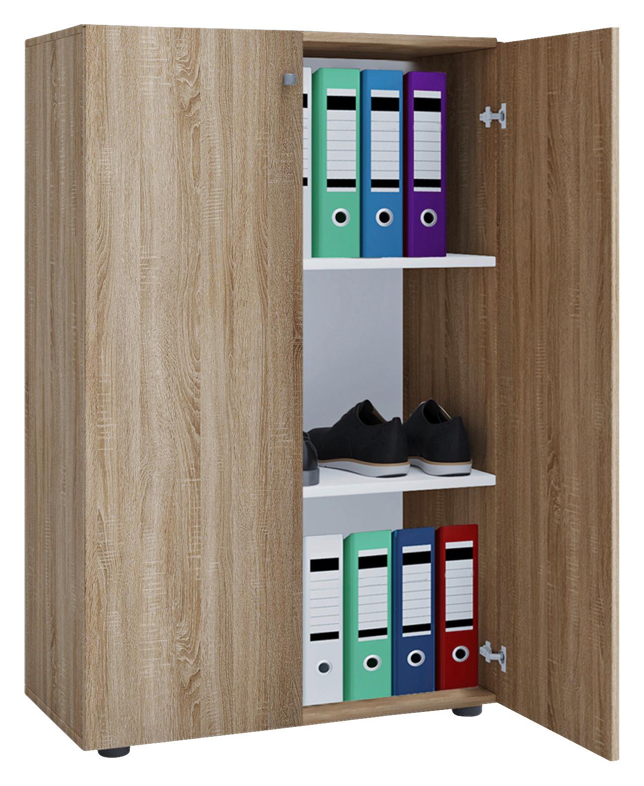 Aktenschrank Lona Sonoma Eiche - Sonoma Eiche, Basics, Holzwerkstoff (70/110/39cm) - P & B
