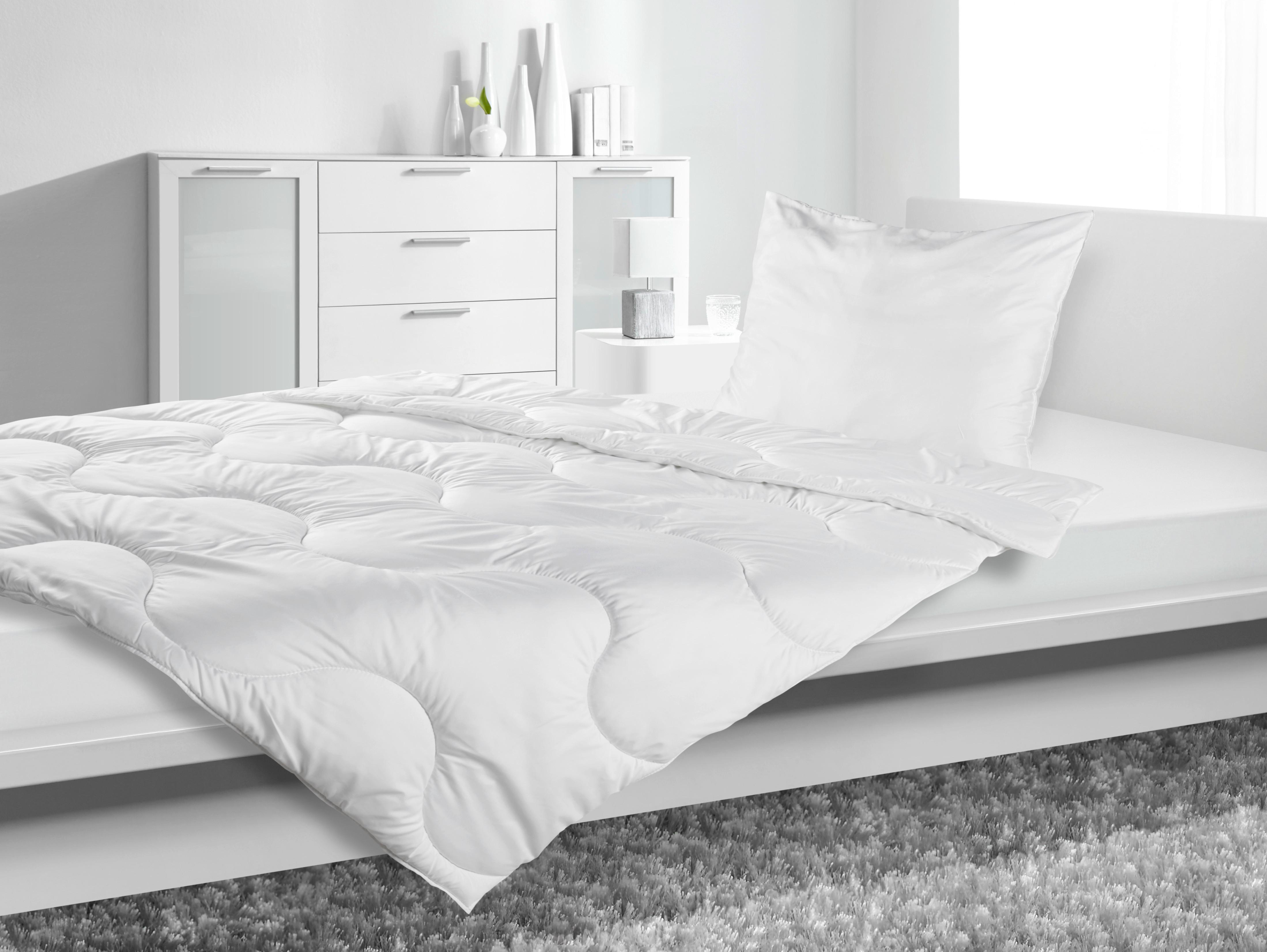 Winterdecke Zilly Warm ca. 135-140x200cm - Weiß, Textil (135-140/200cm) - Nadana