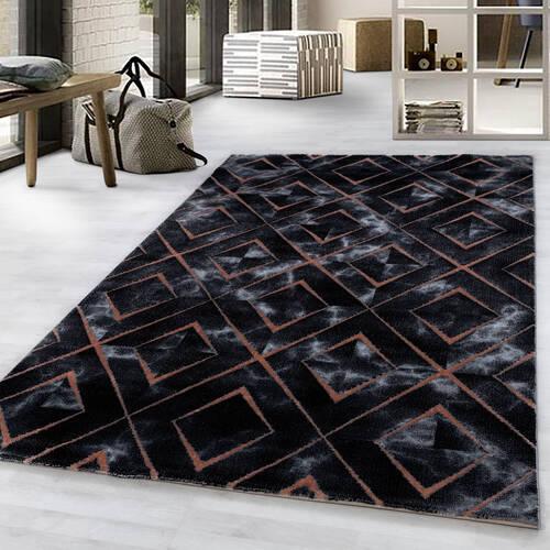 Webteppich Naxos Bronzefarben ca. 80x250cm - Bronzefarben, Design, Textil (80/250cm)