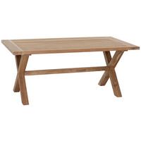 Gartentisch Teakfarben Echtholz ca. 180x100x76cm - Teakfarben, MODERN, Holz (180/100/76cm) - Siena Garden
