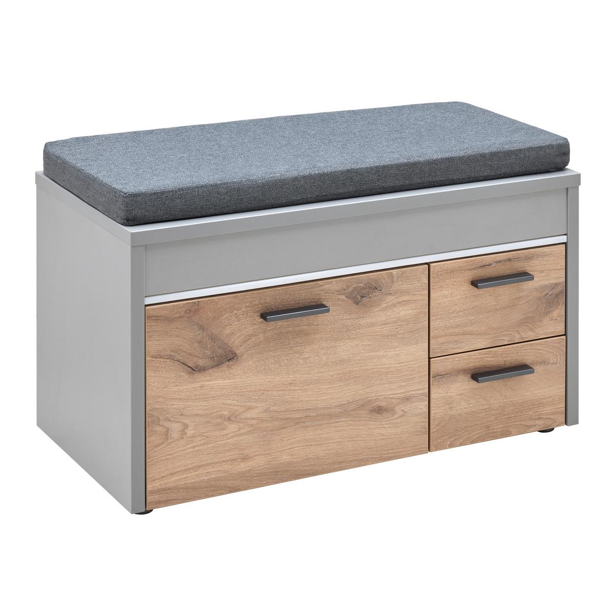 Sitzkissen Dynamic in Grau - Grau, Modern (80/33/5cm) - Mömax