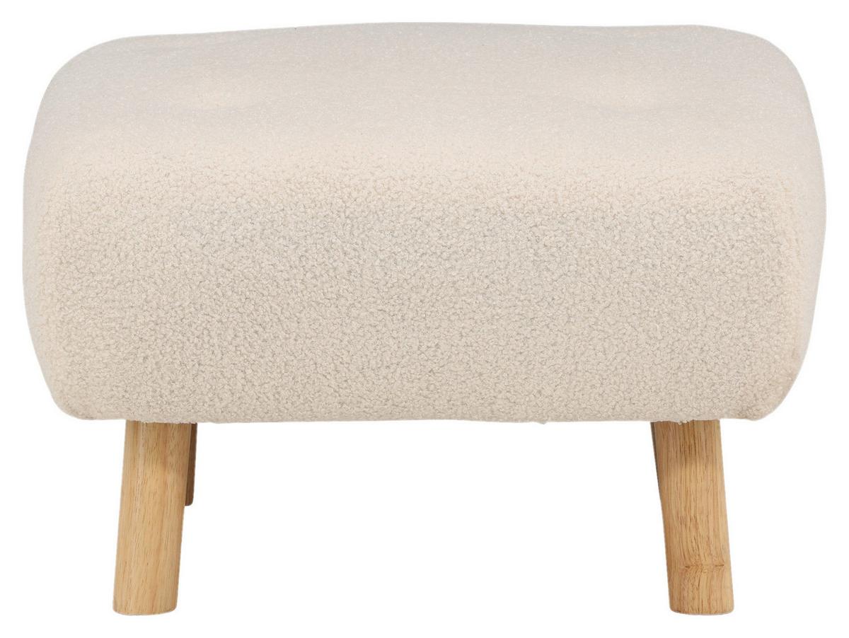 Hocker Salina SALINA - Weiß, Design, Holz/Kunststoff (60/28/60cm) - Livetastic