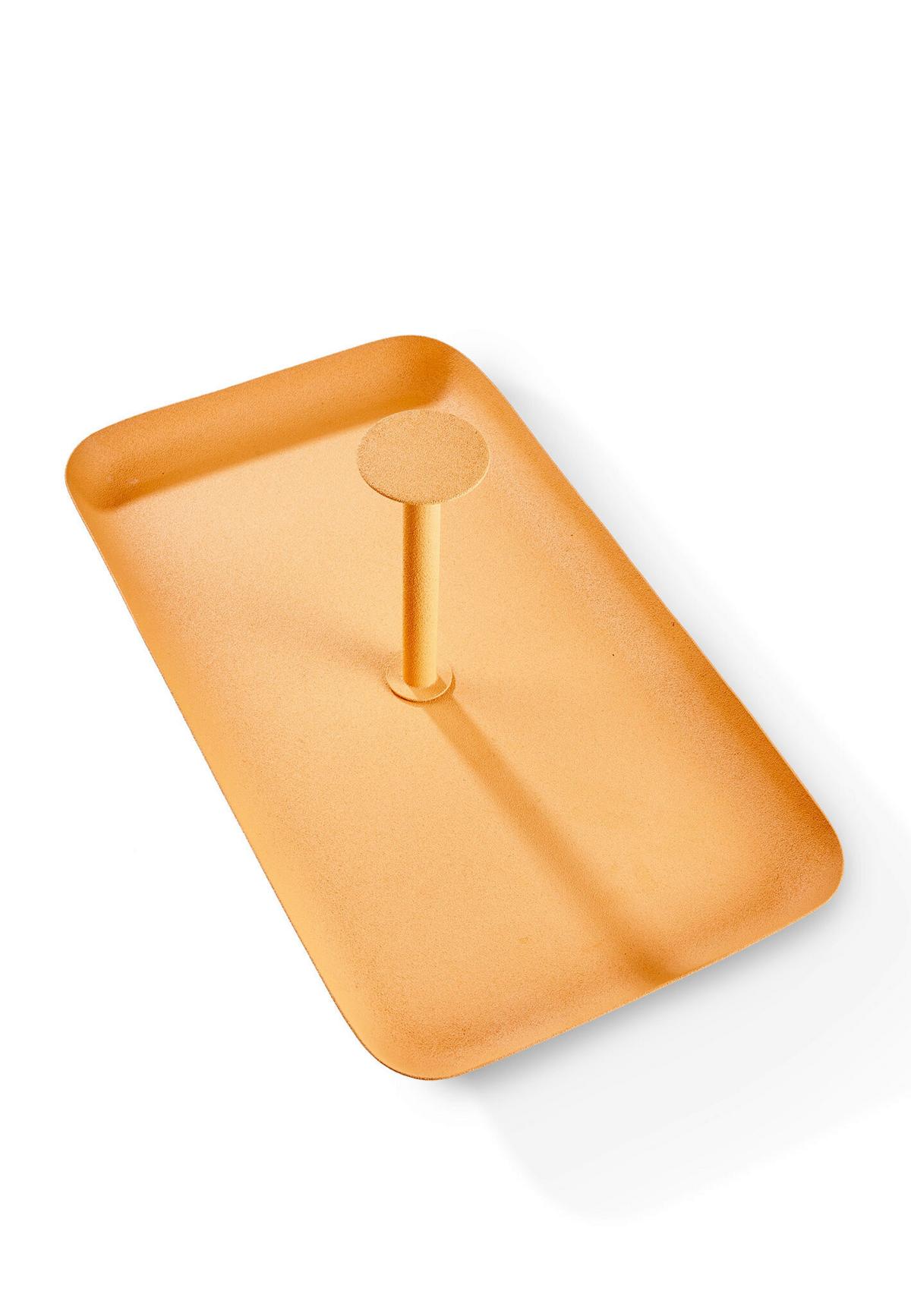 Etagere Amina Orange, 2-stöckig - Orange, Basics (32/18,5/12cm) - FYNCH-HATTON