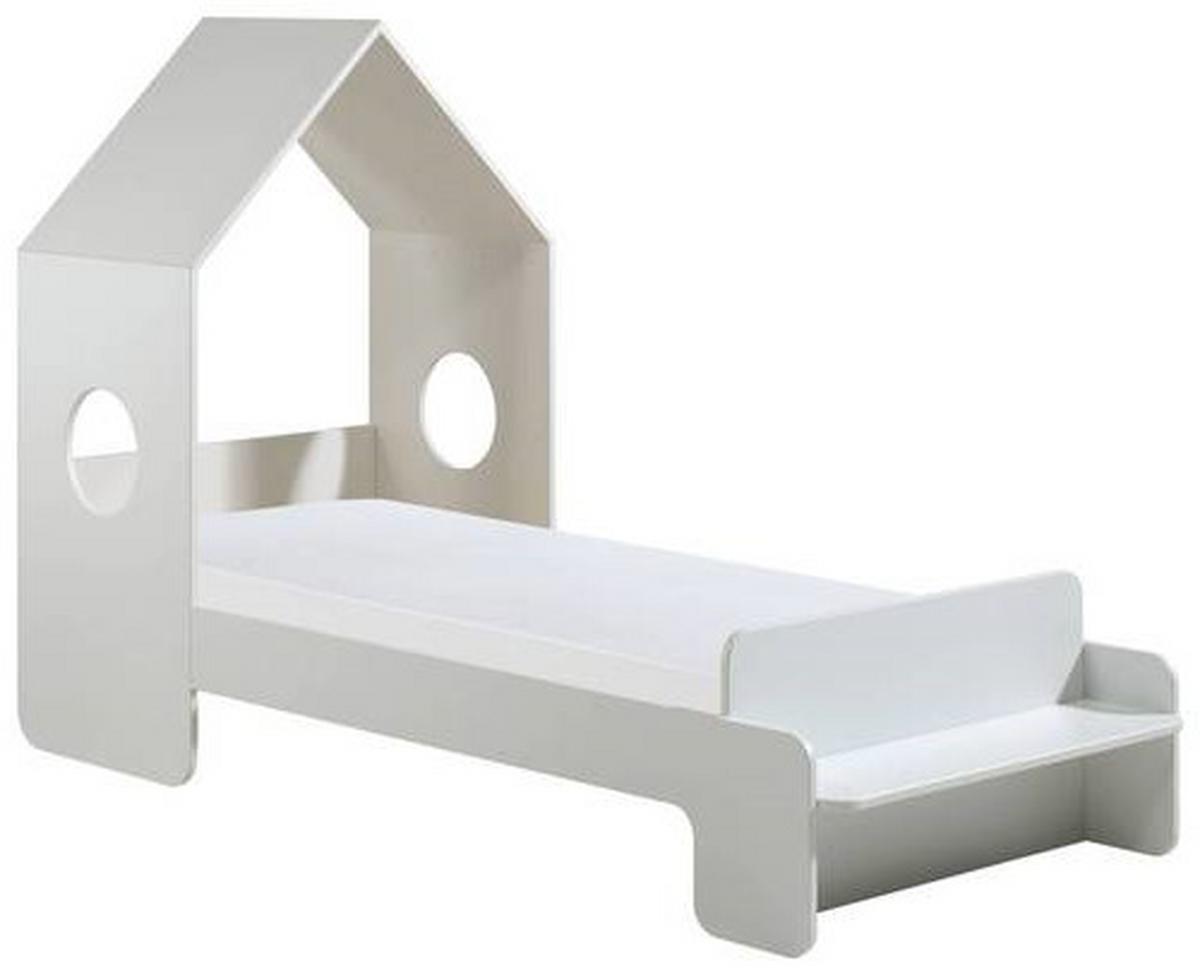KINDER-/JUNIORBETT Casami 90x200 cm Weiß - Weiß, KONVENTIONELL, Holzwerkstoff (90/200cm) - Livetastic
