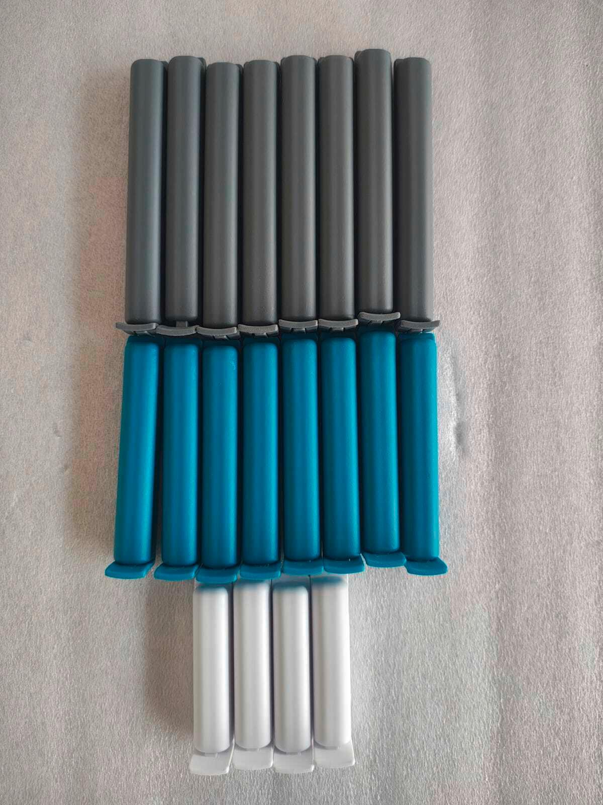 Kvačice Za Vrećice Clemens Kma 20/1 - bijela/siva, Konvencionalno, plastika - Mömax
