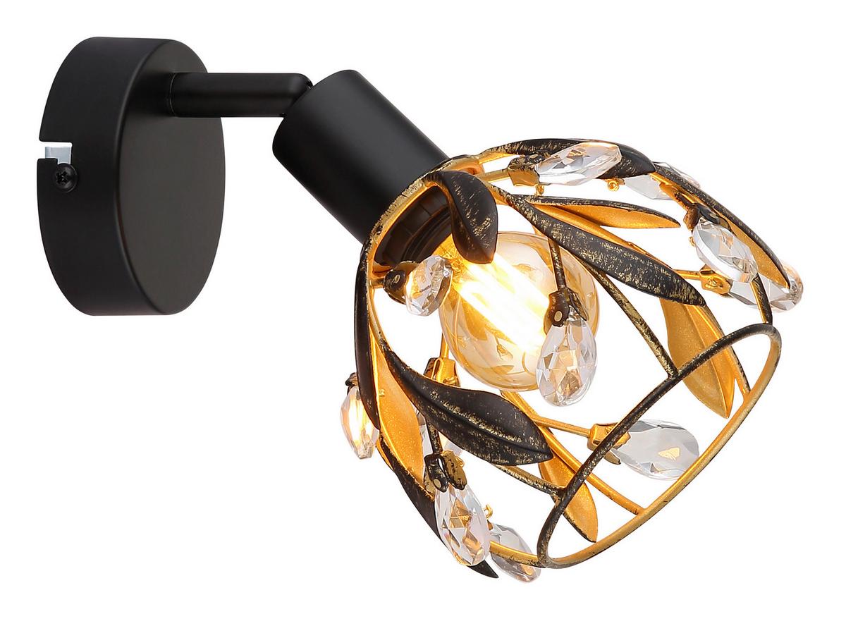 STRAHLER 15759-1 MIKA - Klar/Goldfarben, Basics, Kunststoff/Metall (12/16cm) - Globo