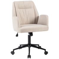 Uredska Stolica Amara - crna/krem, Lifestyle, metal/tekstil (59/85-93/60cm) - Modern Living