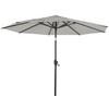 SONNENSCHIRM S08128 - Anthrazit/Hellgrau, MODERN, Textil/Metall (300/300cm) - Siena Garden