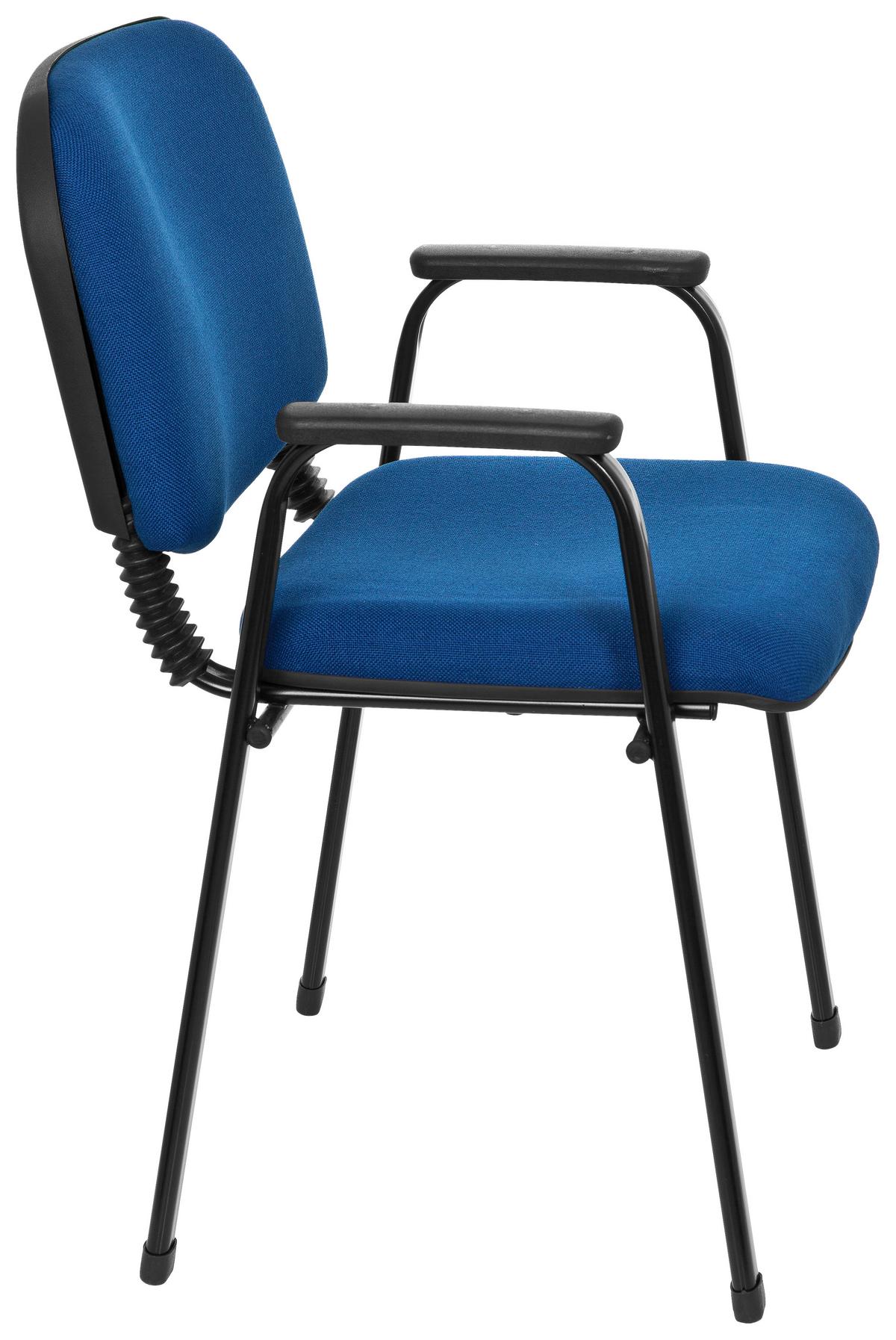 Konferenčni Stol Xt 650, Modra - modra/črna, Basics, kovina/tekstil (55/84/42cm) - MID.YOU