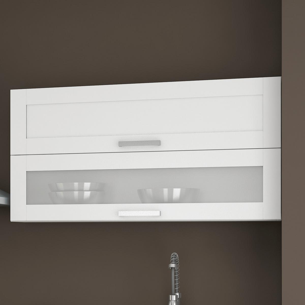 Kuhinjski Blok Brez Aparatov Move, Bela, 280 Cm - barve nerjavečega jekla/siva, Design, kovina/leseni material (280/230/60cm) - P & B