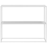 STÓŁ KONSOLA BREDA - biały, Modern, metal (100/79/29cm) - PBJ