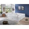 LIT DE RANGEMENT NOAH - blanc, KONVENTIONELL, matériau en bois (180/200cm) - Mömax