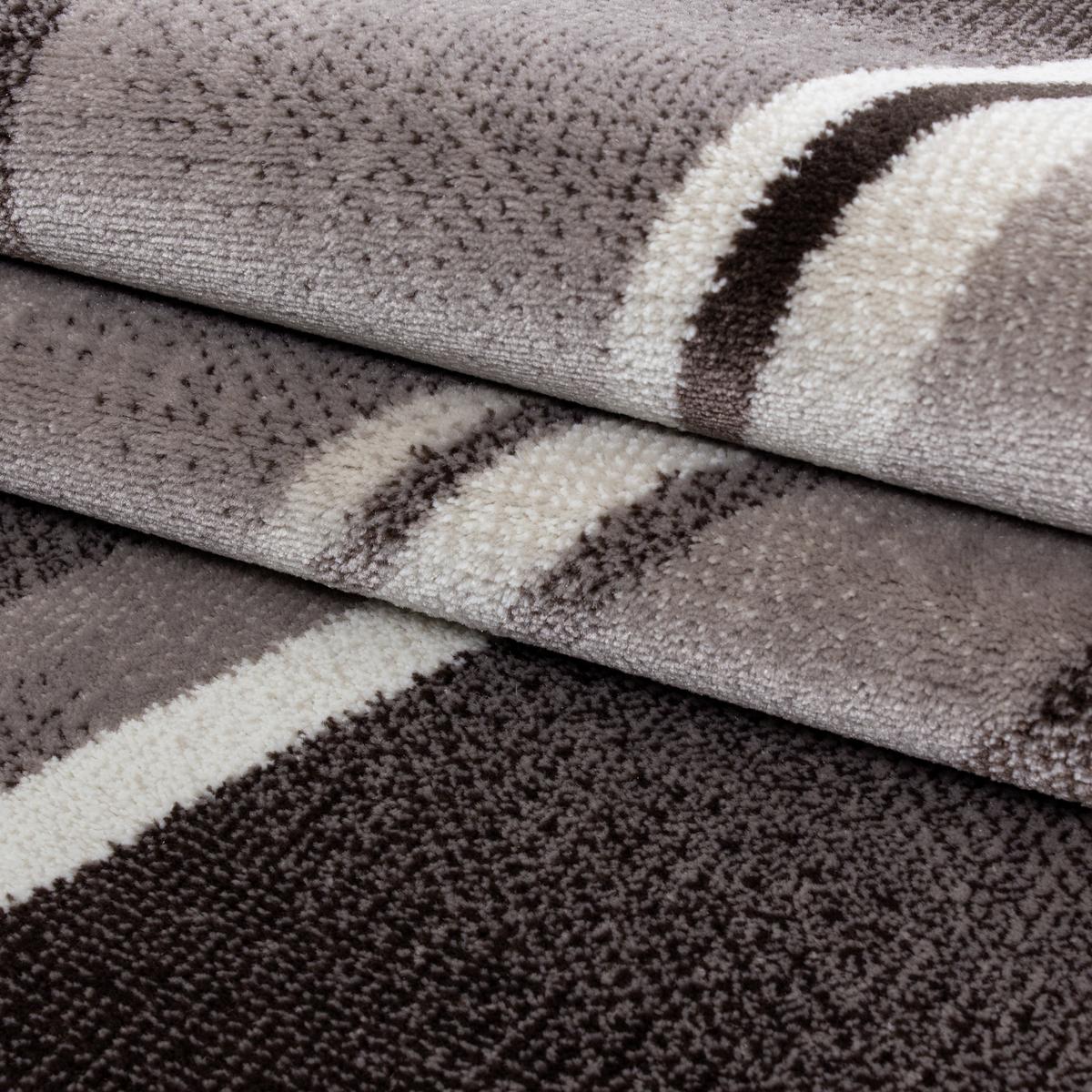 Webteppich Parma Braun ca. 80x300cm - Braun, KONVENTIONELL, Textil (80/300cm)