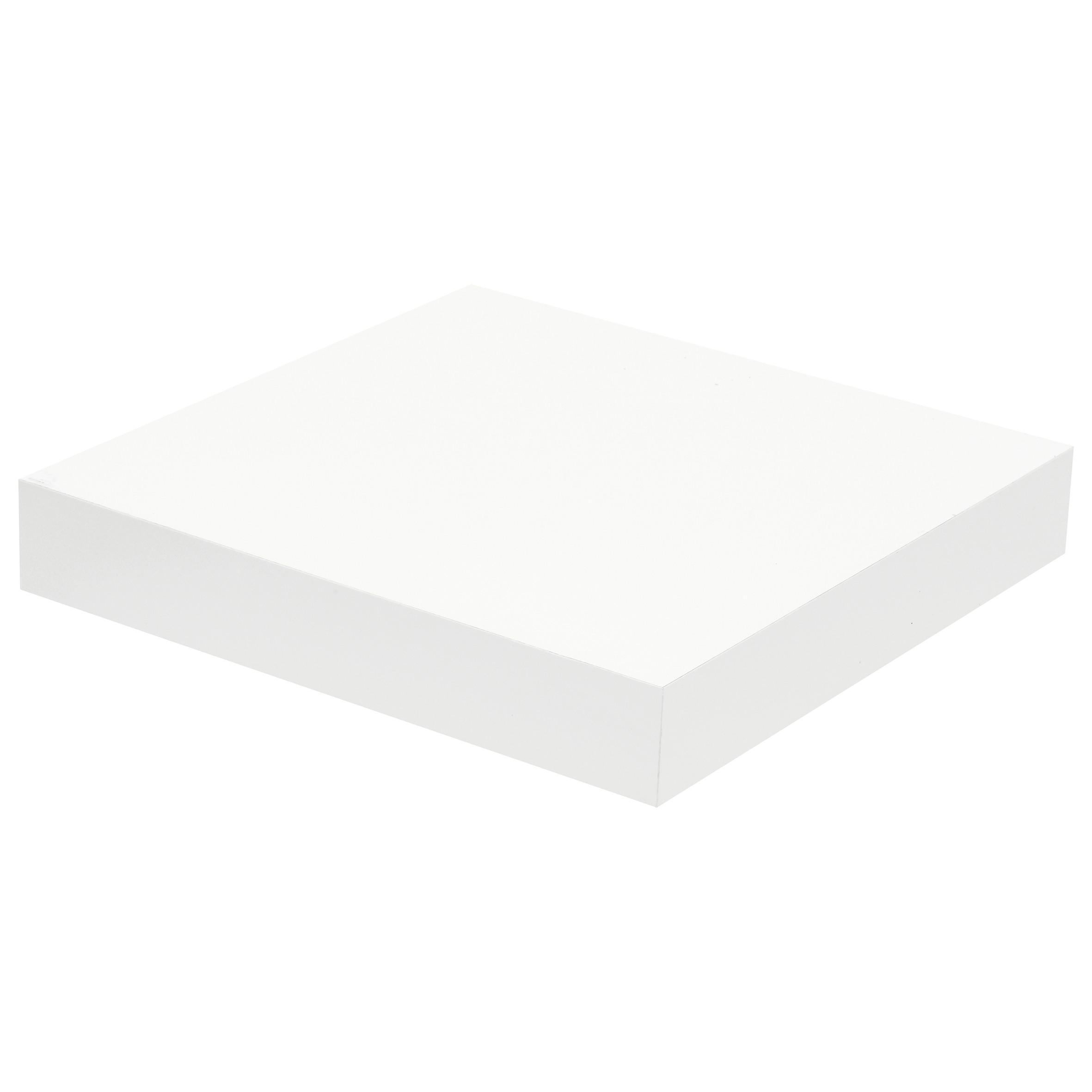 Poliță de perete ANJA -SB- - alb, Modern, material pe bază de lemn (23,5/3,8/23,5cm) - Modern Living