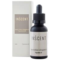 Ulei de parfum Masculine Elegance - negru/gri, Design, sticlă (30ml) - Inscent