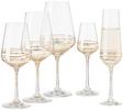 Sektglas Elegance ca. 200ml - Klar/Goldfarben, MODERN, Glas (0,2l) - Bohemia