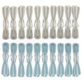 Wäscheklammern Walis Blau/Grau - Blau/Grau, Kunststoff/Metall (27/22/3,5cm) - Mömax modern living Wäscheklammern Walis Blau/Grau - Blau/Grau, Kunststoff/Metall (27/22/3,5cm) - Mömax modern living