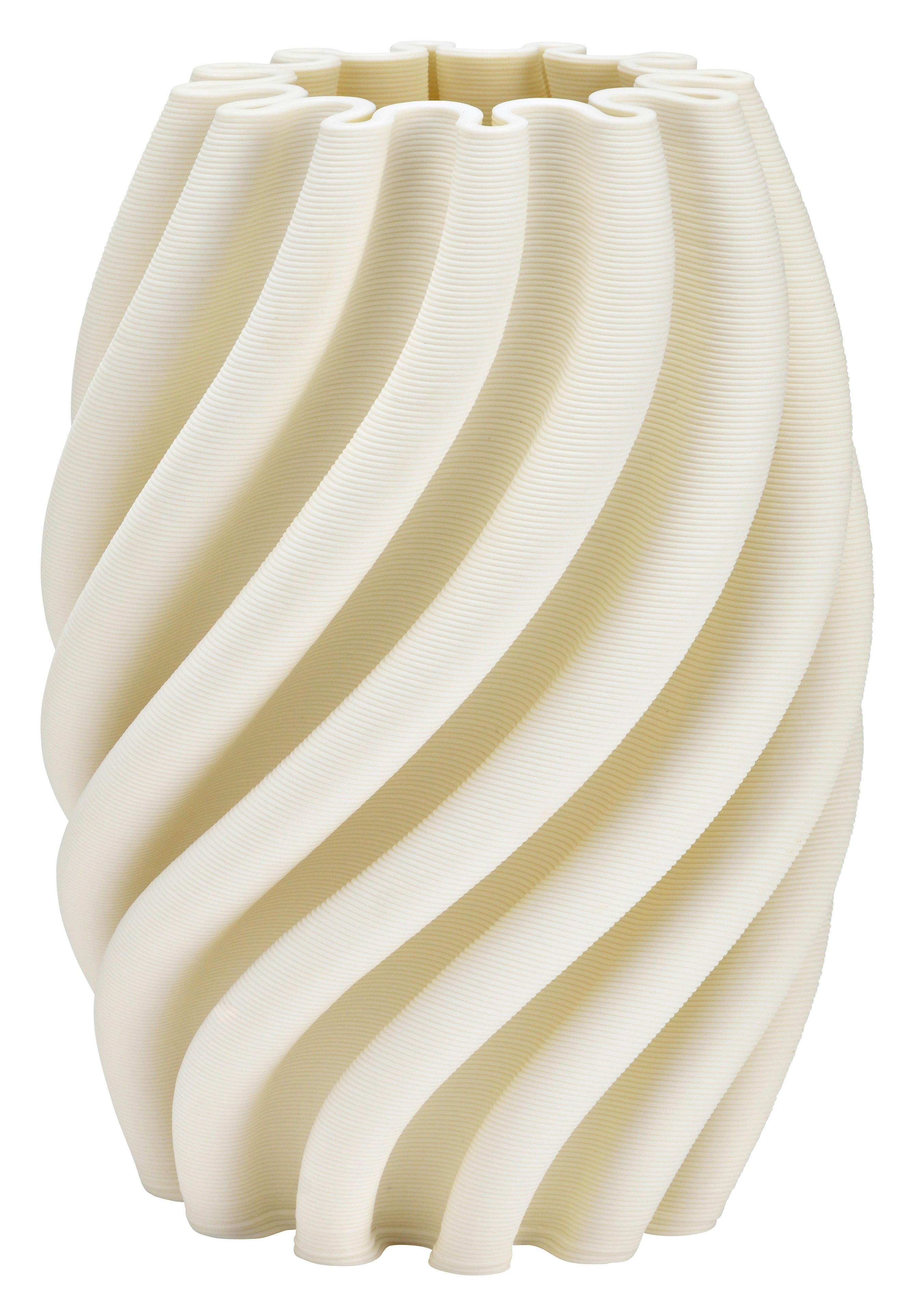 Vase Weiß Keramik - Weiß, Basics, Keramik (14/19/14cm)