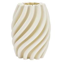 Vase Weiß Keramik - Weiß, Basics, Keramik (14/19/14cm)
