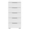 NOPTIERA MARS 5L - alb, Basics, material pe bază de lemn (40/84/40cm) - Modern Living