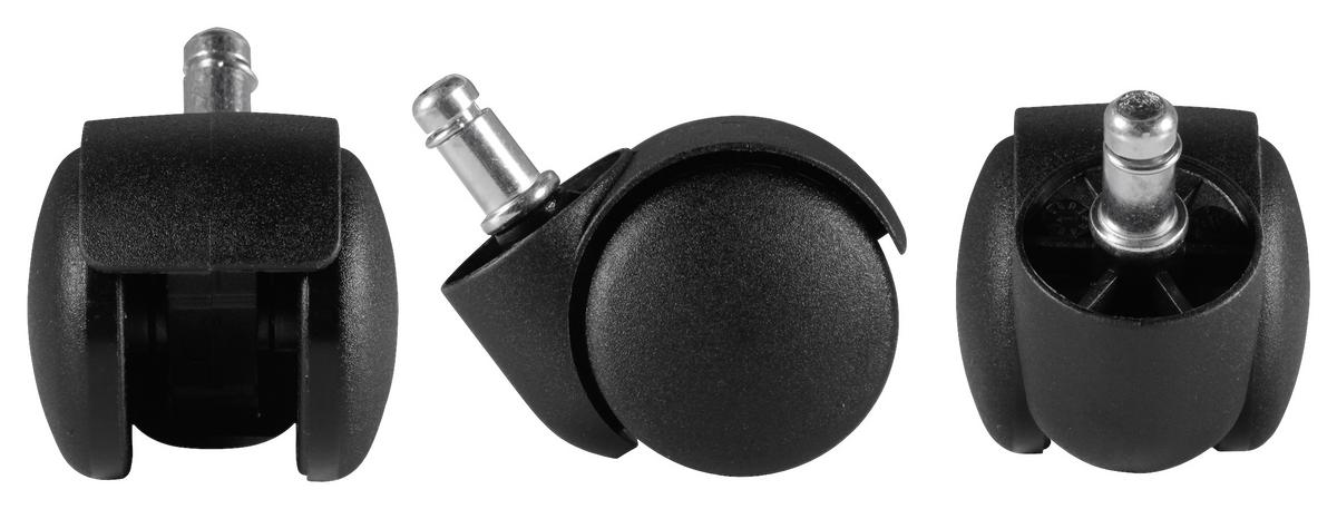 Kolesce Za Vrtljivi Stol Spm1.910 - črna, Basics, umetna masa (5cm) - MID.YOU