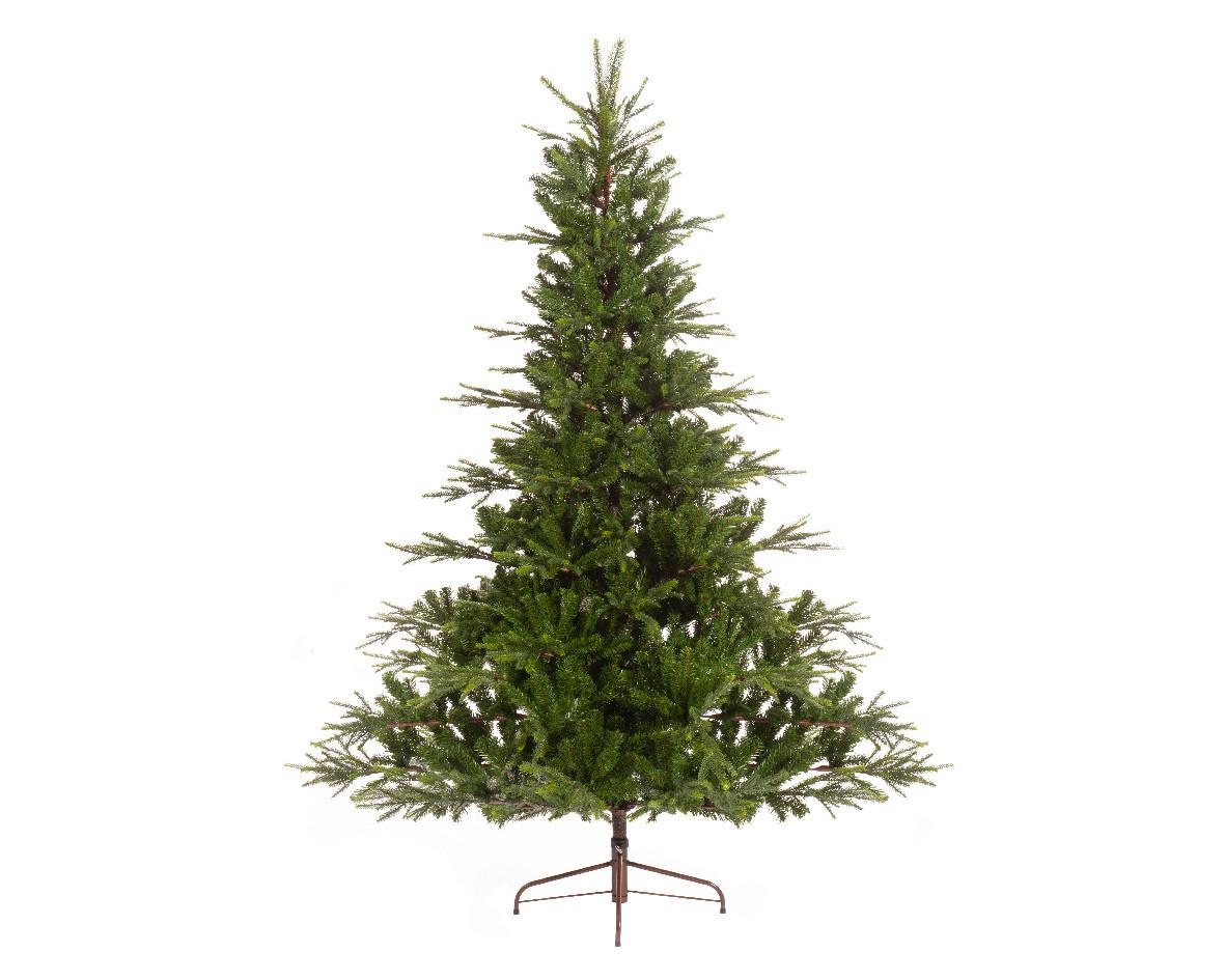 CHOINKA DEKORACYJNA 684245 - zielony, Basics, tworzywo sztuczne (160,00/160,00/210,00cm) - X-Mas